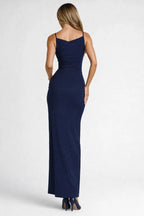 Women's Bodycon Maxi Dress – Side Slit Dress