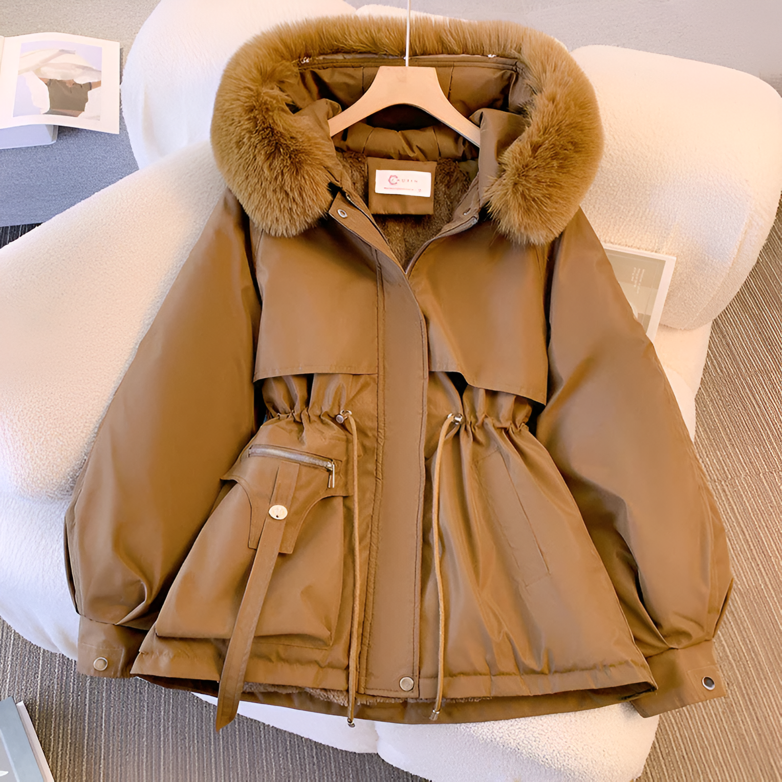 Women's Longline Winter Coat – Tailored Cold Weather Overcoat