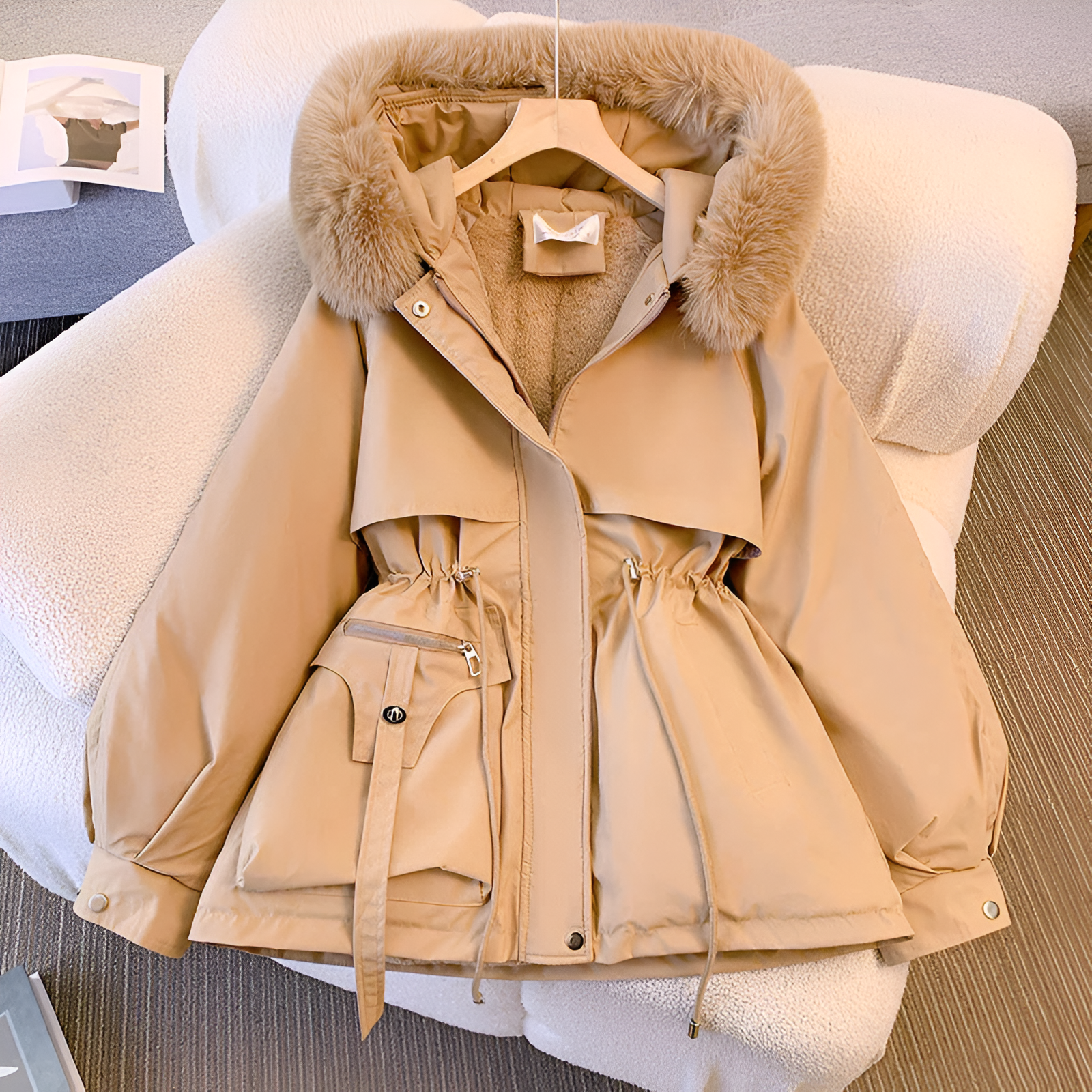 Women's Longline Winter Coat – Tailored Cold Weather Overcoat