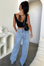 Women's Straight Leg Jeans – Relaxed Fit Denim Jeans – Kirsten