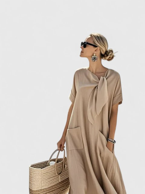 Women's Elegant Maxi Dress – Classic Occasion Dress – Antonina