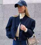 Women's Plush Bomber Jacket – Velvet Look Zip Front Evening Jacket