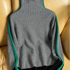 Women's Striped Sweater – Relaxed Long Sleeve Knit Pullover
