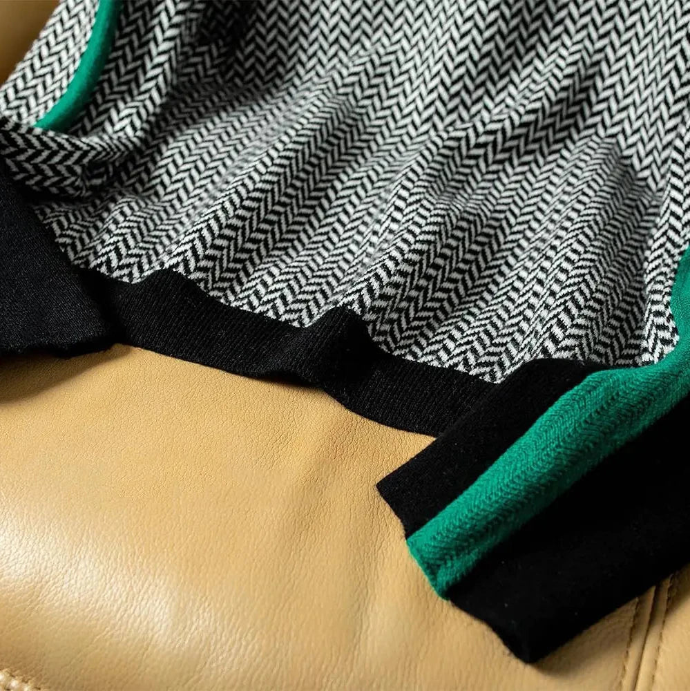 Women's Striped Sweater – Relaxed Long Sleeve Knit Pullover
