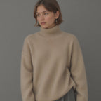 Women's Turtleneck Sweater – Oversized Knit Sweater – Sydney