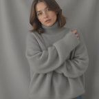 Women's Turtleneck Sweater – Oversized Knit Sweater – Sydney