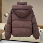 Women's Relaxed Puffer Jacket – Quilted Casual Winter Jacket