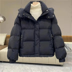 Women's Relaxed Puffer Jacket – Quilted Casual Winter Jacket