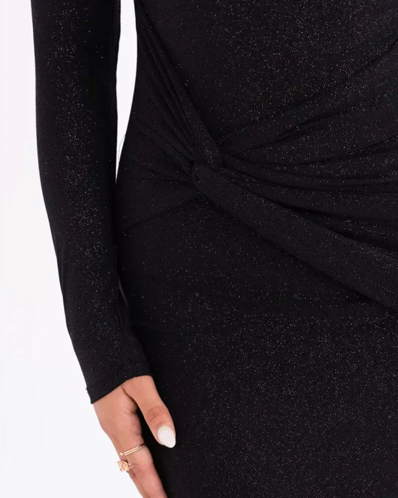 Women's Evening Sparkle Maxi Dress – Flowy Formal Occasion Gown