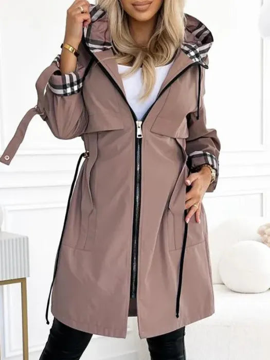 Women’s Waterproof Windproof Coat – Lightweight Rain Jacket - Becca