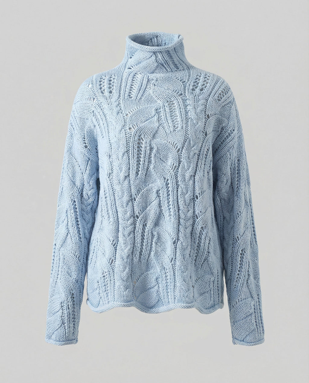 Women's Minimal Crew Neck Sweater – Classic Long Sleeve Knit Pullover