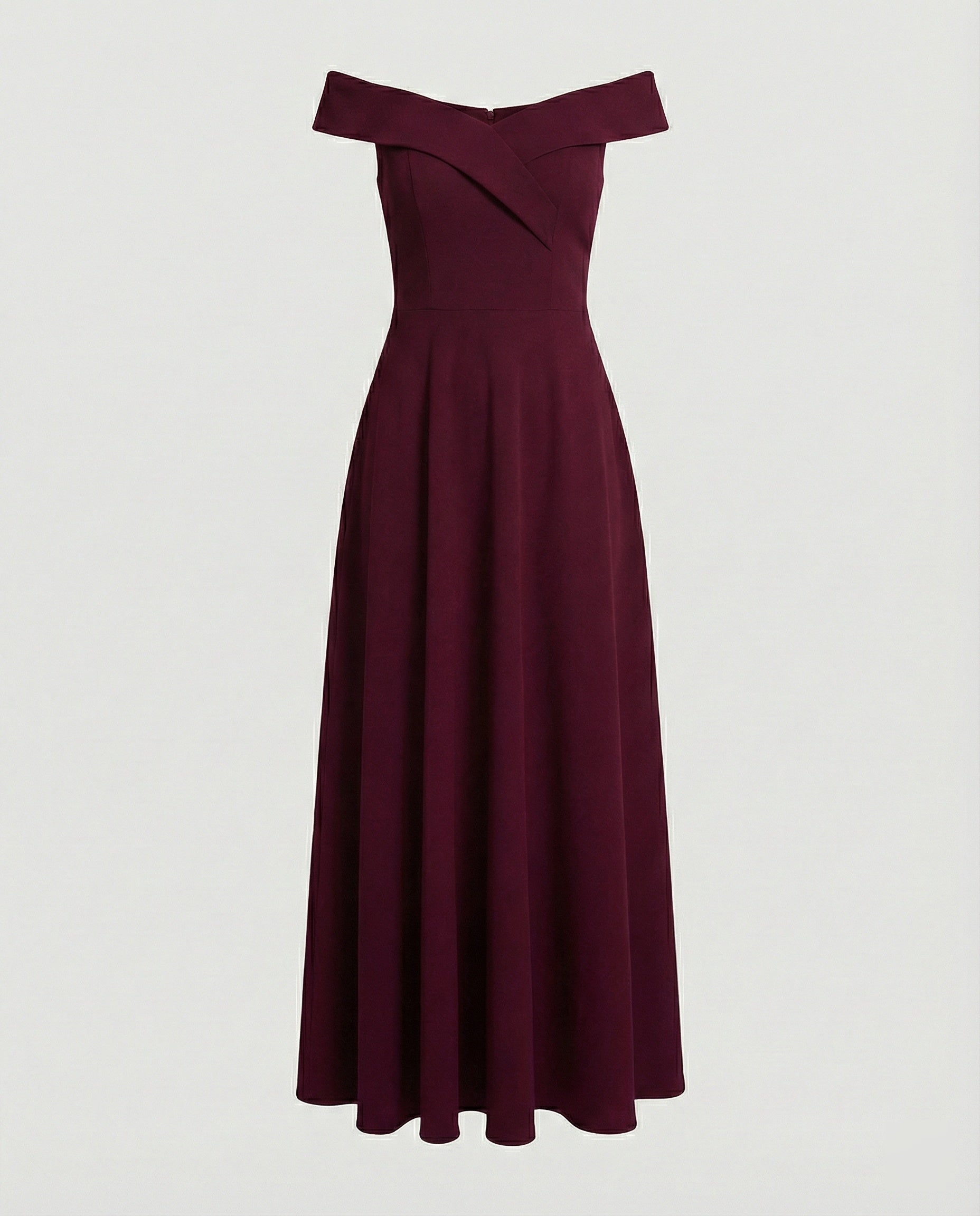 Women's Maxi Dress – Off-Shoulder Evening Dress – Solenne