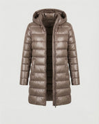 Women's Packable Hooded Puffer Jacket – Ultralight Transitional Jacket