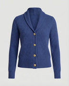 Women's Collared Knit Cardigan – Lapel Neck Button Front Cardigan