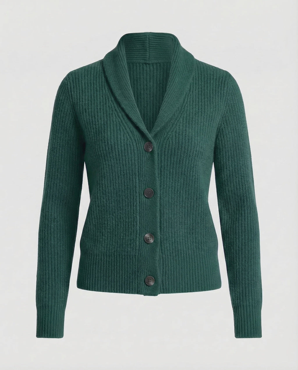 Women's Collared Knit Cardigan – Lapel Neck Button Front Cardigan
