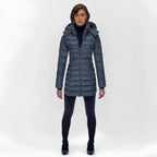 Women's Long Puffer Coat – Hooded Full-Length Winter Coat