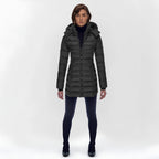 Women's Long Puffer Coat – Hooded Full-Length Winter Coat