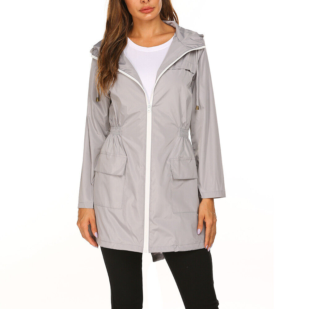 Women's Longline Trench Jacket – Lightweight Transitional Coat