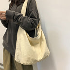 Women's Canvas Shoulder Bag – Casual Everyday Shoulder Bag – Noa