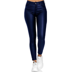 Women's Faux Leather Jeggings – High Waist Skinny Leggings