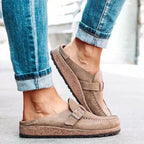 Women's Slip-On Loafers with Cushioned Insole and Rounded Toe