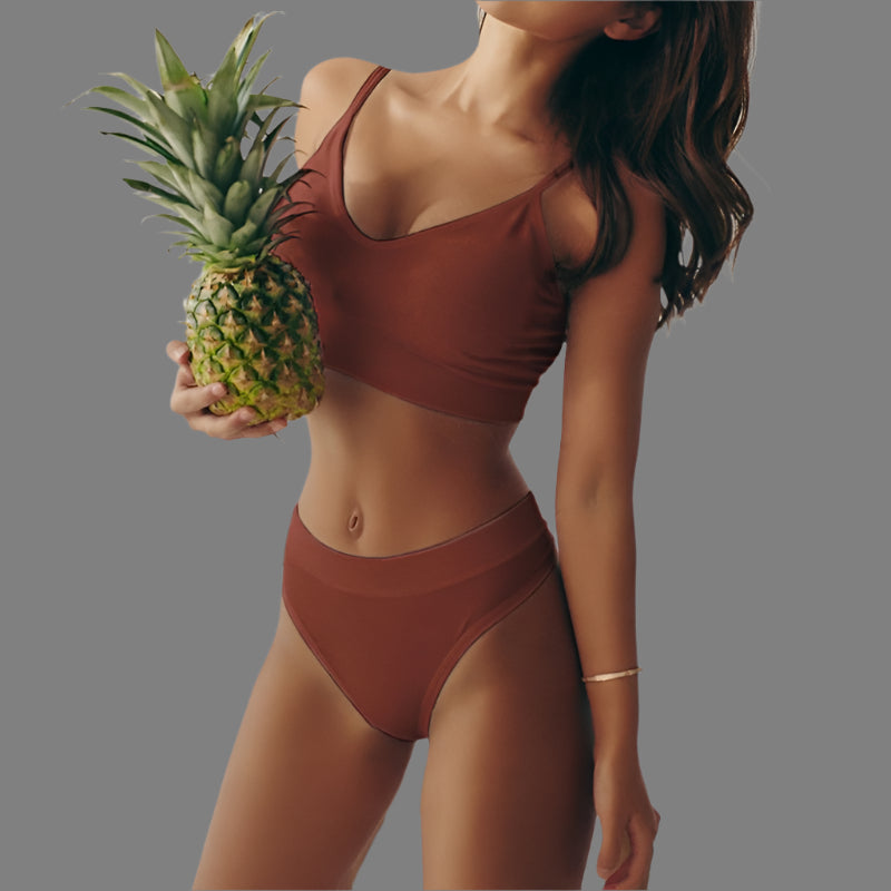 Women's Matching Bra & Brief Set – Classic Two-Piece Underwear Set