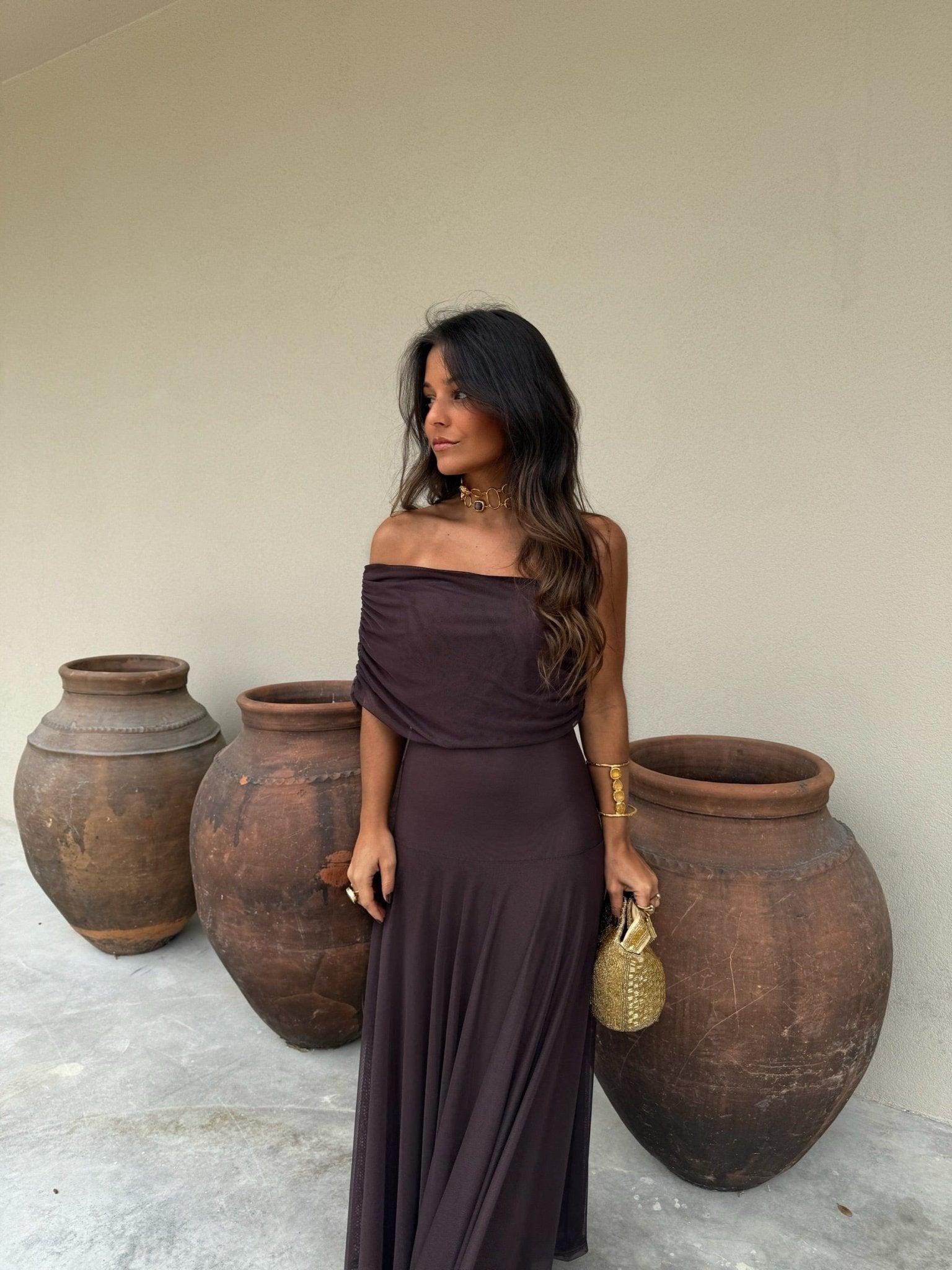 Women's A-Line Maxi Dress – Sleeveless Zip Back Formal Occasion Dress