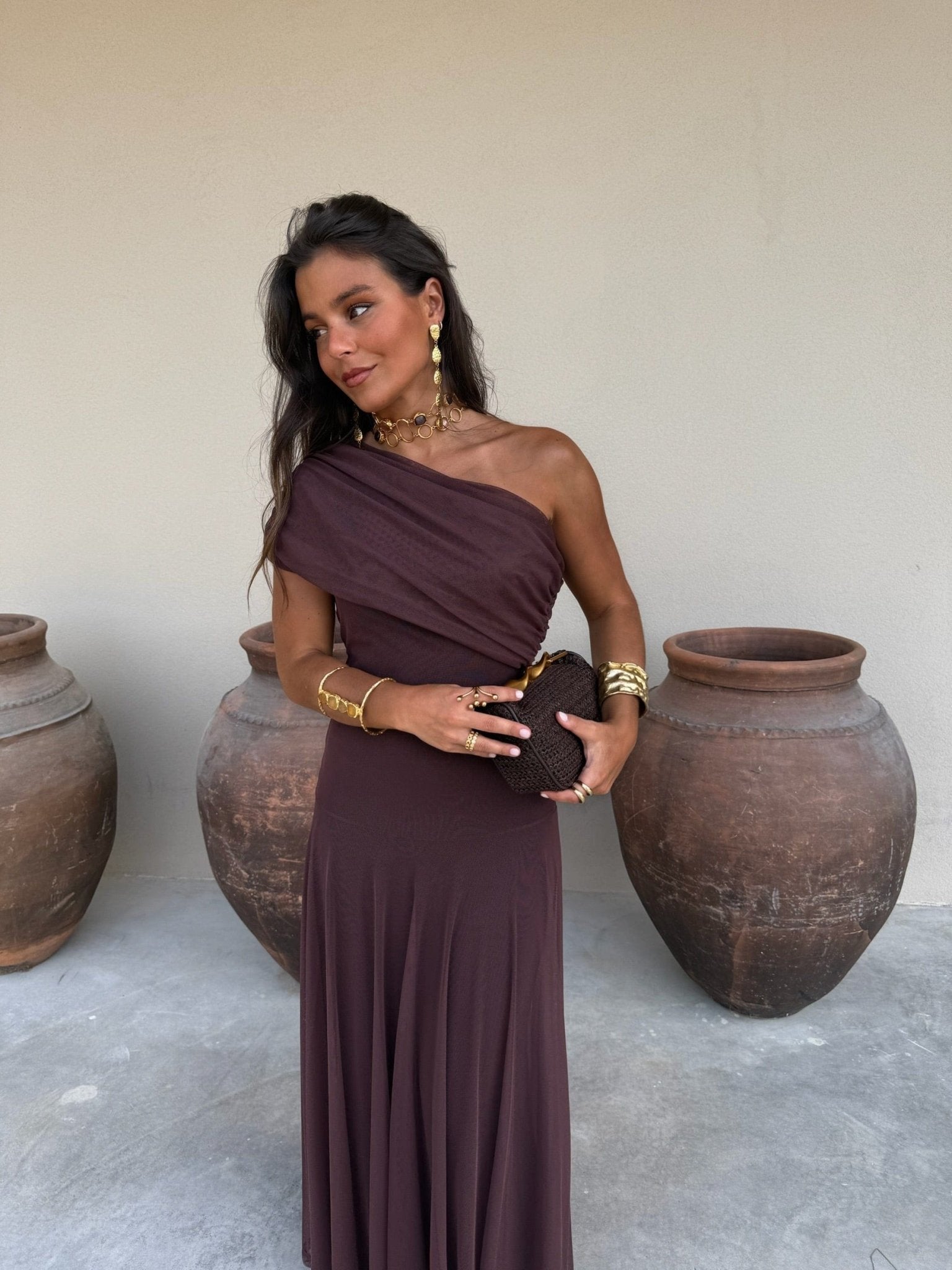 Women's A-Line Maxi Dress – Sleeveless Zip Back Formal Occasion Dress