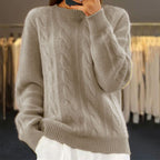 Women's Knit Sweater – Classic Winter Sweater – Bridget