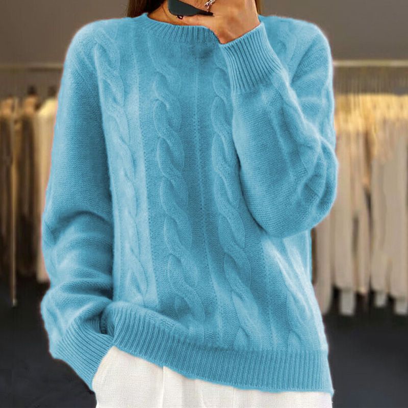 Women's Knit Sweater – Classic Winter Sweater – Bridget
