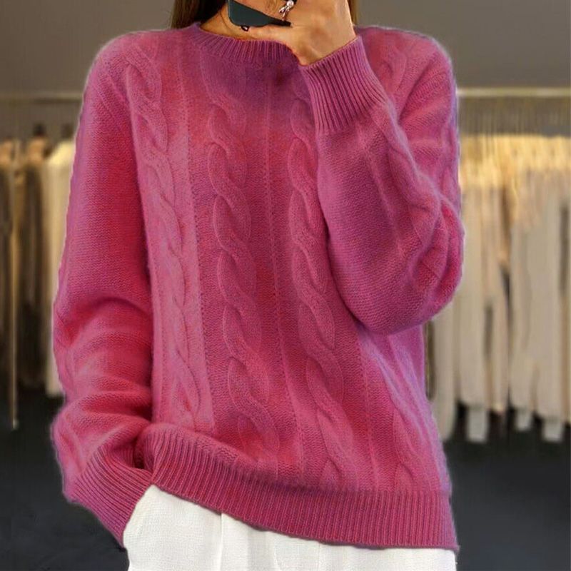 Women's Knit Sweater – Classic Winter Sweater – Bridget