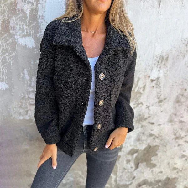Women’s Classic Jacket – Lapel Collar Elegant Style - Marleau