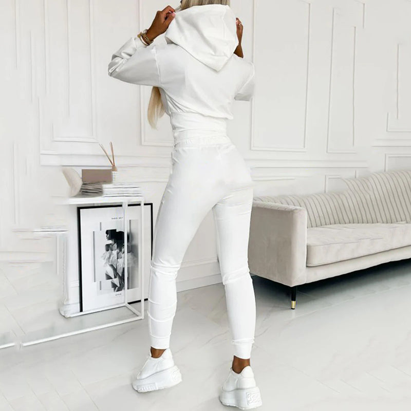 Women's Lounge Set – High Waist Two-Piece Set – Vira