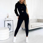 Women's Lounge Set – High Waist Two-Piece Set – Vira
