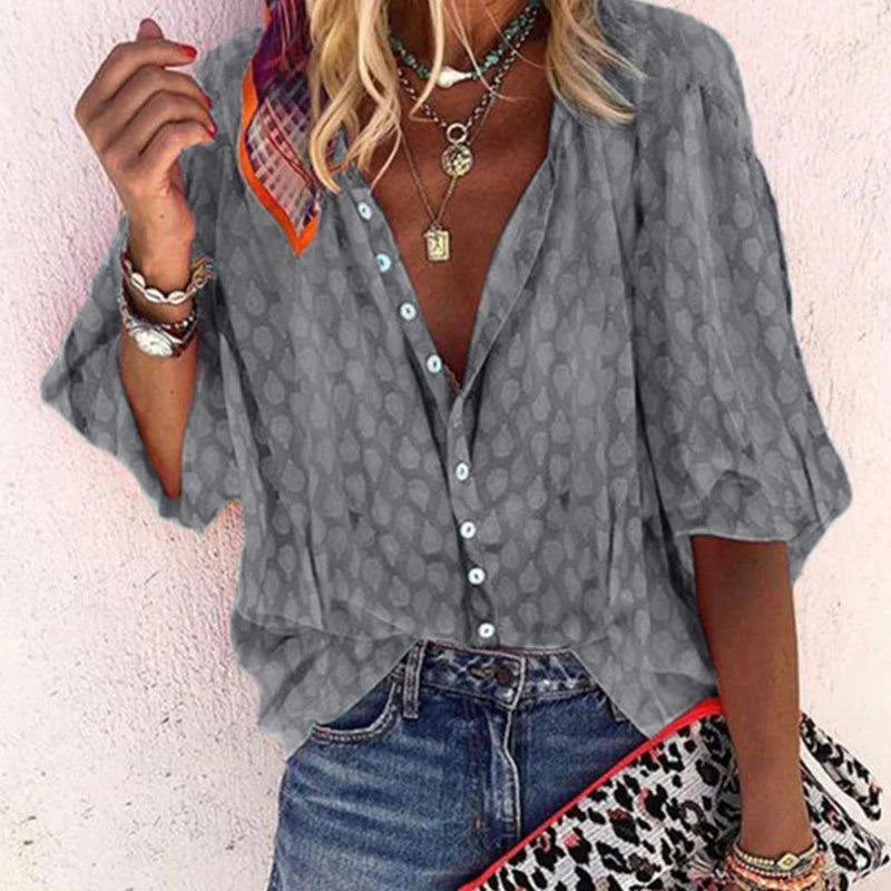 Women's Elegant Summer Blouse – Vacation Blouse