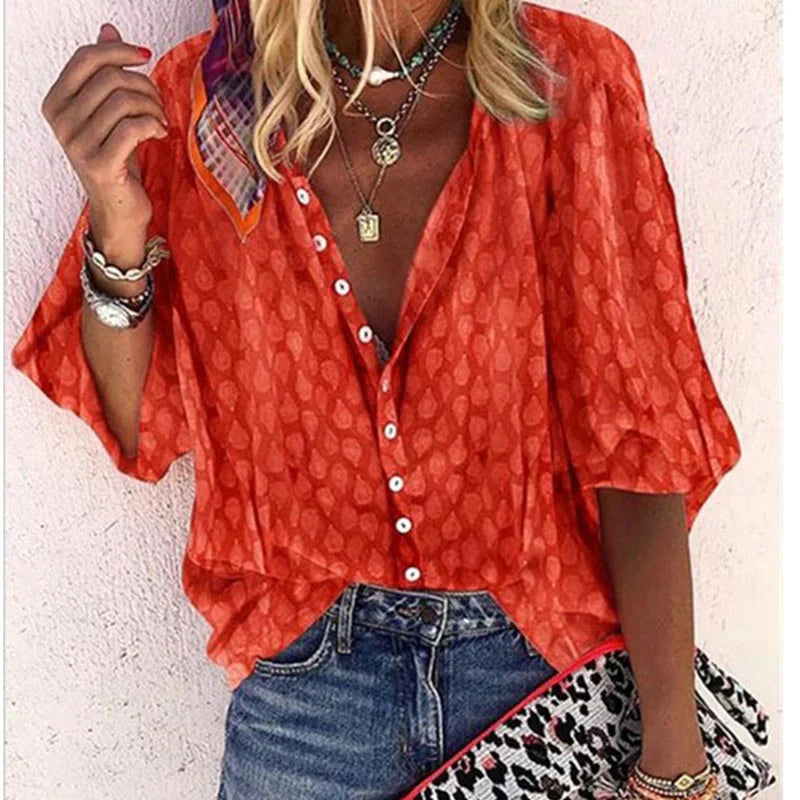 Women's Elegant Summer Blouse – Vacation Blouse