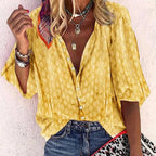 Women's Elegant Summer Blouse – Vacation Blouse