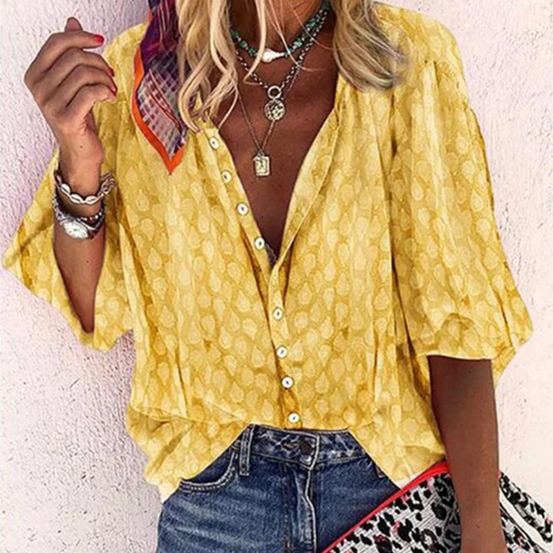 Women's Elegant Summer Blouse – Vacation Blouse
