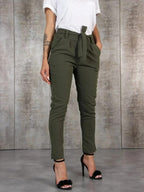 Women's High Waist Trousers – Classic Tailored Everyday Pants