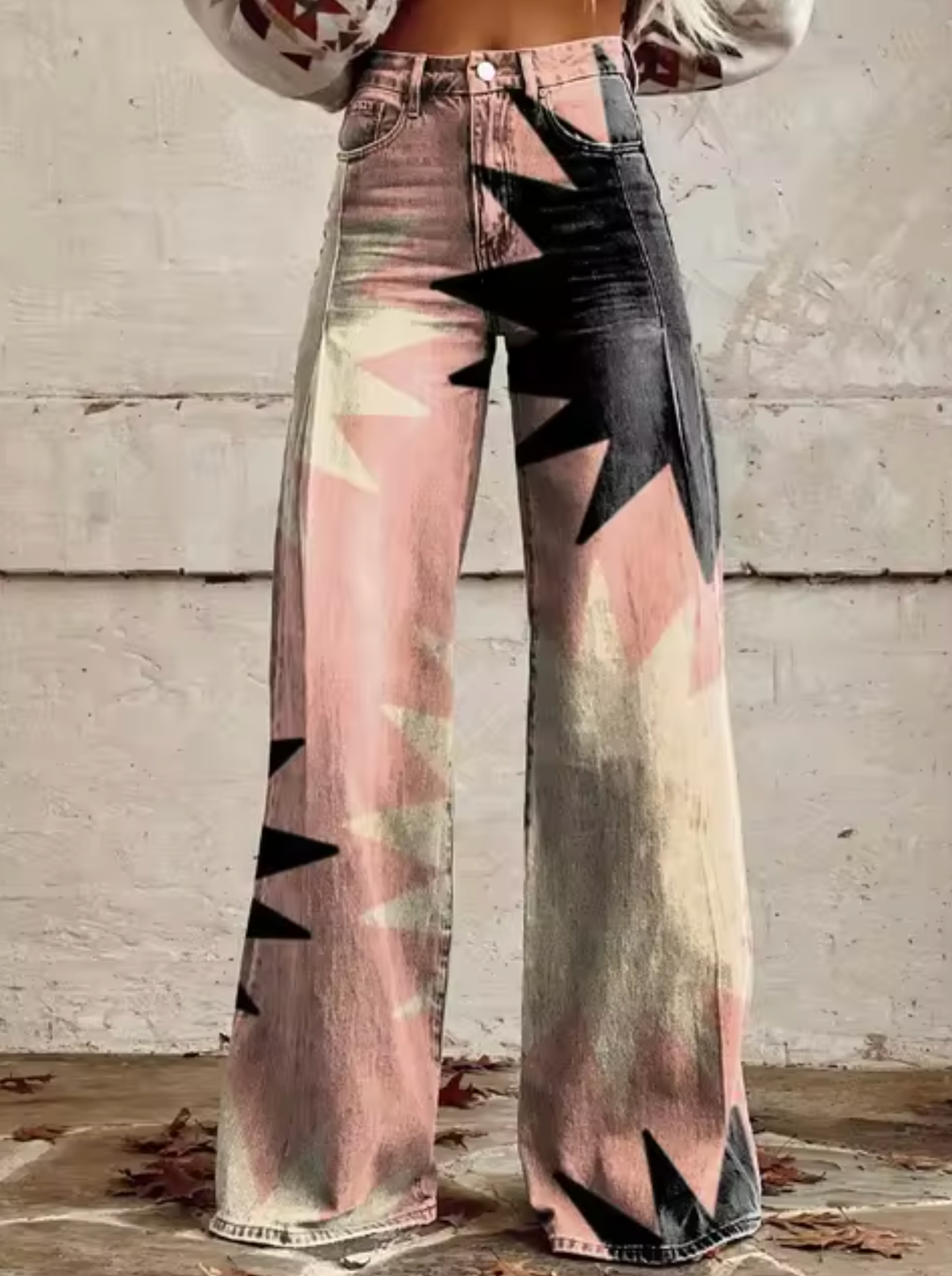 Women's Printed Palazzo Pants – High Waist Resort Pants