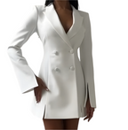 Women's Fitted Tailored Dress – Structured Day-to-Evening Occasion Dress