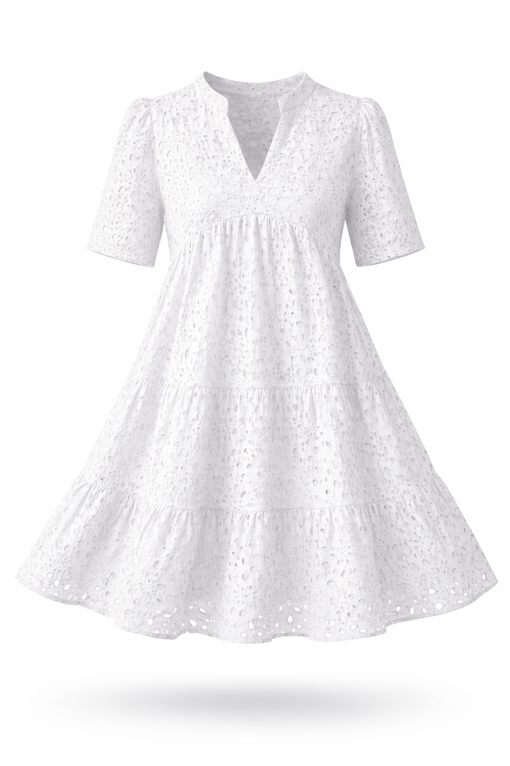 Women's Embroidered Midi Dress – Broderie Dress
