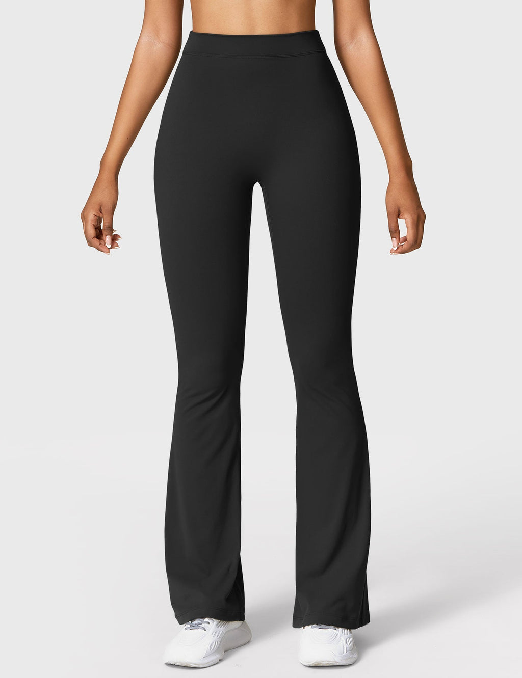 Women's High Waist Scrunch Leggings – Flared Seamless Yoga Leggings
