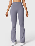 Women's High Waist Scrunch Leggings – Flared Seamless Yoga Leggings
