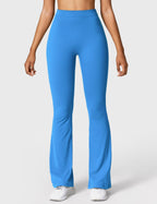 Women's High Waist Scrunch Leggings – Flared Seamless Yoga Leggings