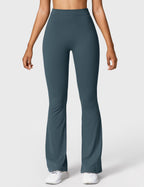 Women's High Waist Scrunch Leggings – Flared Seamless Yoga Leggings