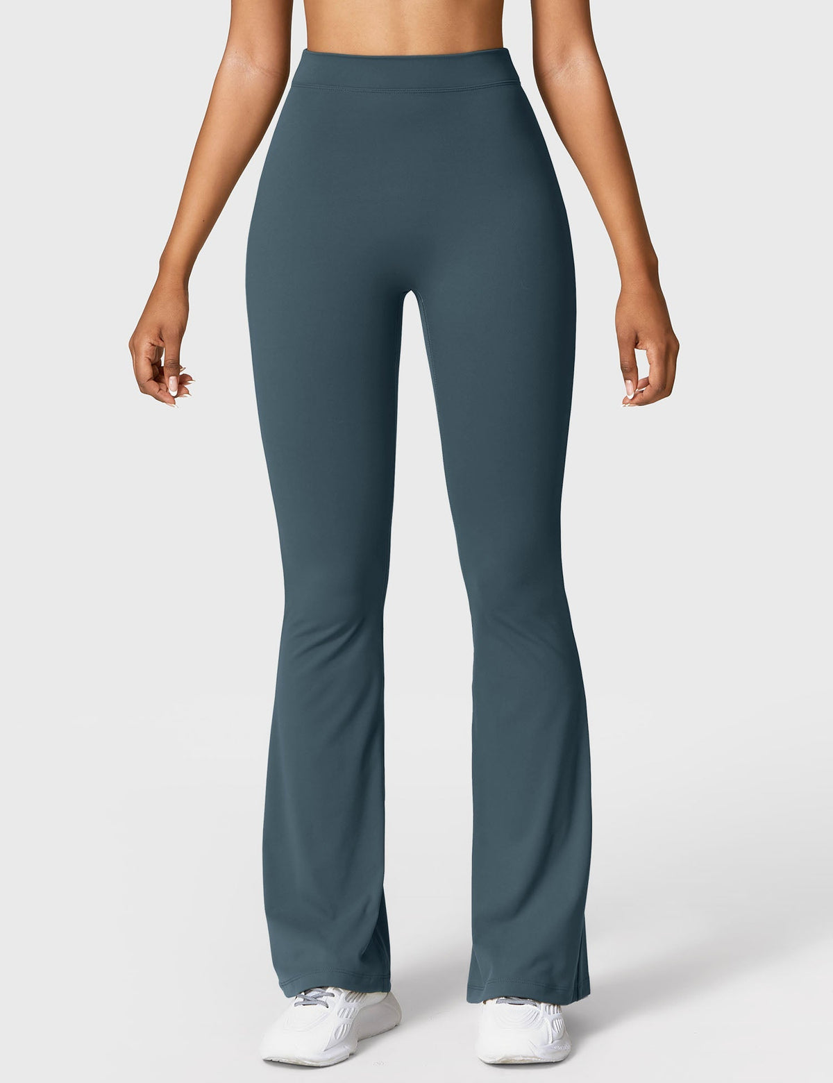 Women's High Waist Scrunch Leggings – Flared Seamless Yoga Leggings