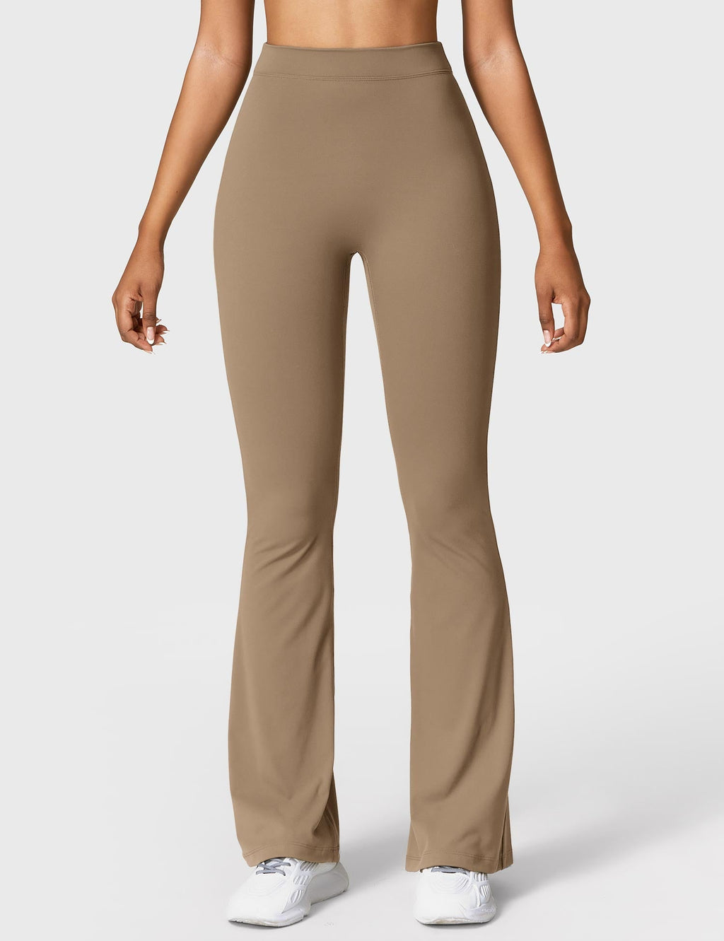 Women's High Waist Scrunch Leggings – Flared Seamless Yoga Leggings