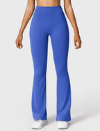 Women's High Waist Scrunch Leggings – Flared Seamless Yoga Leggings