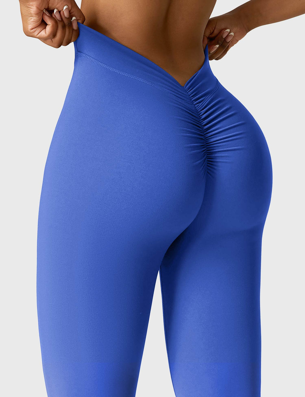 Women's High Waist Scrunch Leggings – Flared Seamless Yoga Leggings